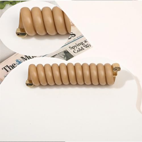 Spiral Hair Ties Phone Cord Elastic Hair Bands No Damage Scrunchies for Women Coil Holders Hair Ties for Thin Thick Hair Straight Ponytail Hair Accessories 6pcs