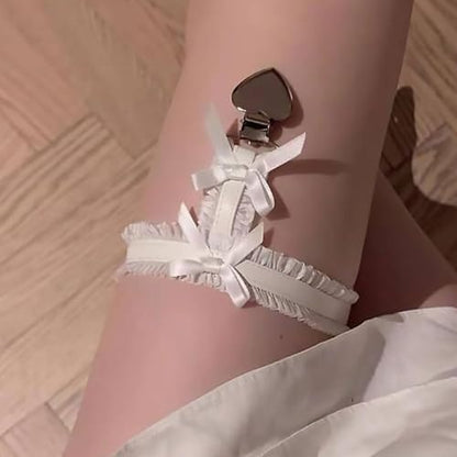 Snake Thigh Chain for Women, Medusa Serpent Garter Leg Jewelry, Gothic Leg Accessories for Halloween Costume, Festival Fashion - style: Z13 White