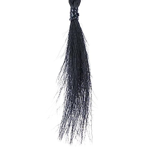 LyoRuSi Black Ponytail Extension 2 Pack Braid Ponytail Extension with Tie | 26 Inch Long Braided Ponytail Extension, Straight Sleek Wrap Around Braid Hair Extensions Ponytail - color: Black#, size: 26 Inch（Pack of 2）