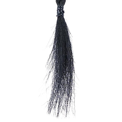 LyoRuSi Black Ponytail Extension 2 Pack Braid Ponytail Extension with Tie | 26 Inch Long Braided Ponytail Extension, Straight Sleek Wrap Around Braid Hair Extensions Ponytail - color: Black#, size: 26 Inch（Pack of 2）