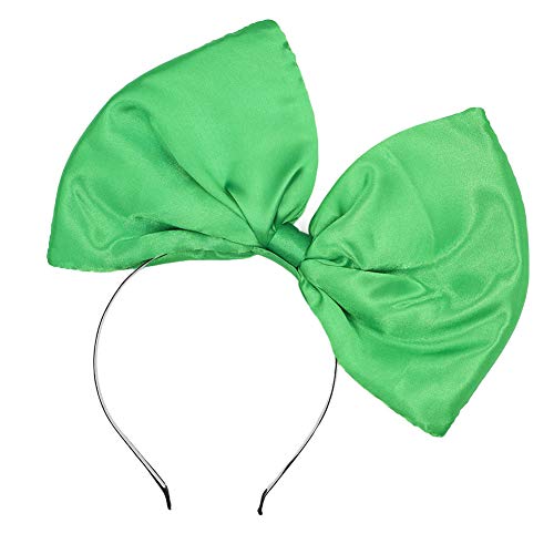 ZTL Women Huge Bow Headband Hairband Hair Hoop Accessories Party Props - color: Green