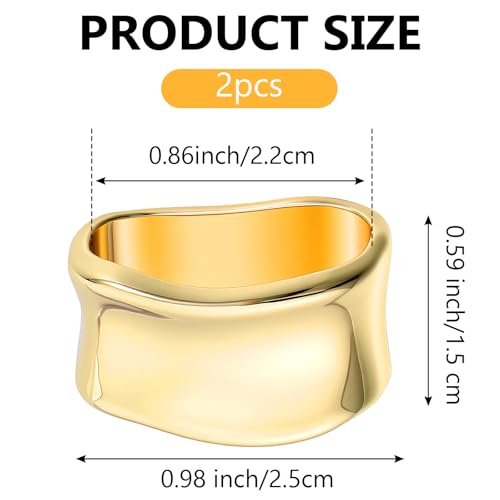 2 Pcs Silk Scarf Ring Scarves Shawl Clip Oblate Minimalist Metal Scarf Slide Buckle Brooches Clothing Accessories for Women Shawls and Scarves Gold Silver