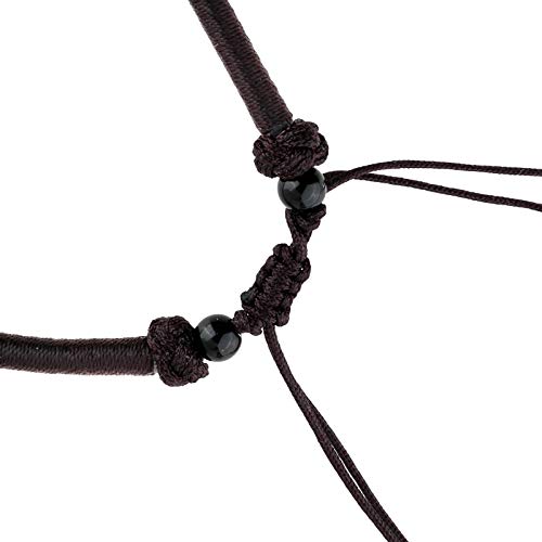SUNYIK Natural Agate Slice Pendant Necklace for Women Men | Irregular Agate Slice Druzy Geode Pendant Necklace, Adjustable Nylon Rope 17"-29", Boho Healing Crystal Jewelry for Unisex - color: Grey-White