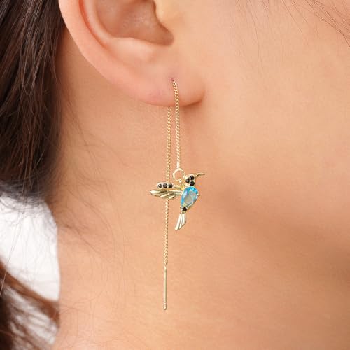Little Bird Tassel Earrings for Women Animal Drop Earrings Trendy Jewelry - color: E534