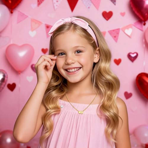 Eaciy Gold Heart Initial Necklaces for Women Teen Girl Gifts Trendy Stuff | 18K Gold Plated Letter A-Z Heart Initial Necklaces for Women Teen Girl Gifts Trendy Stuff Birthday Gifts for Girls Jewelry - color: Gold