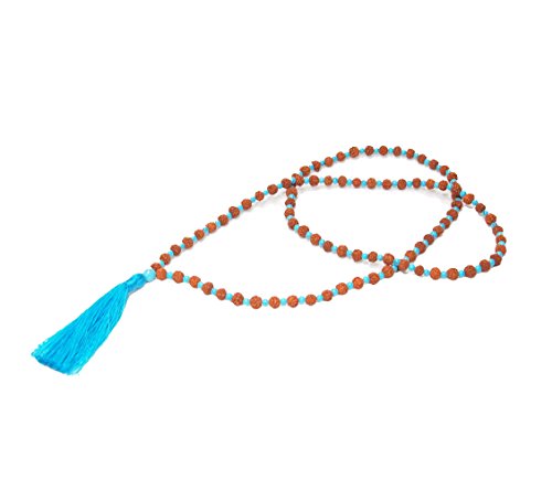 Seed Beads Necklace - Tear's of Shiva (Turquois) - color: Turquois