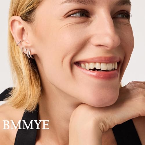 5-10 Pairs Small Gold Silver Hoop Earrings for Women, Stainless Steel Earrings Set Mens Lightweight Thin Hypoallergenic Small Hoops Set - style: 10pcs-R+S 8-16mm