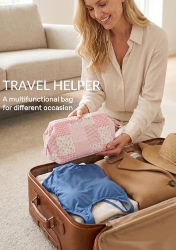 TeeYee Nylon Hair Tools Travel Bag for Dyson Airwrap Quilted Toiletry Bag | Travel Storage Bag for Shark Flexstyle/Curling Iron,Water-repellent,Wide-open,Well-structured,Heat-safe lining,001boho - color: Boho
