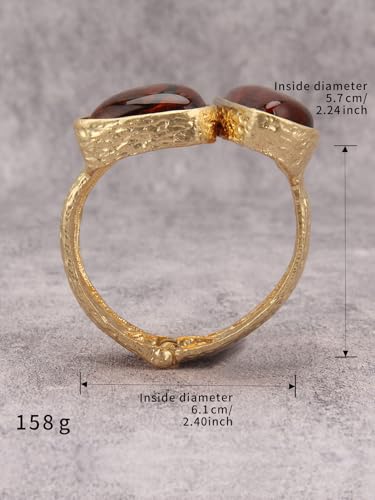 Chunky Bangle Bracelets for Women Cuff Bracelet Thick Gold Bangles Open Wide Arm Cuffs Bracelets Boho Jewelry - style: Chunky Bangle