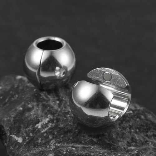 1 pair 9g ear weight Classic Spheres, Hypoallergenic 316 Stainless Steel Ear Weights Plugs Tunnels Gauges for Ear Body Jewelry Women Men - color: Silver for Ear Lobe in 12mm+ (1/2") or Large