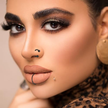 36Pcs Stainless Steel Lip Rings, Snake Bite Piercing Labret Jewelry | Women Men, Horseshoe Labret Jewelry, Lip Barbell Ring, Lips Piercing Jewelrys, Lip-Piercing Jewelries