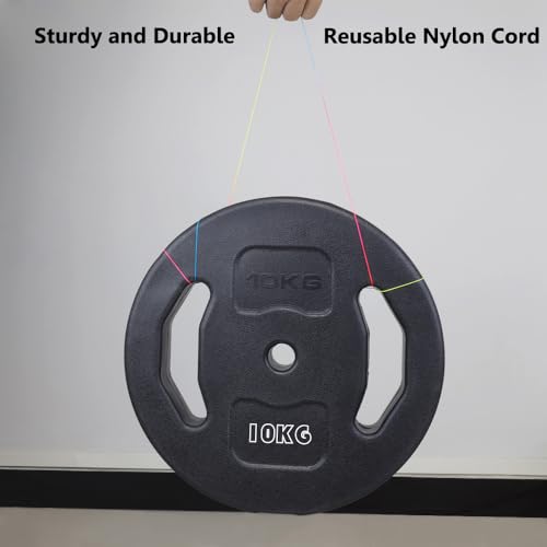 LUSTEMBER 0.8mm Nylon String, Strong Bracelet String, Durable Nylon Cord for Jewelry Making, Bracelets, Beading, Necklaces, Rattail Braiding, Kumihimo, Wind Chimes, Blinds and Handicrafts - size: Rainbow