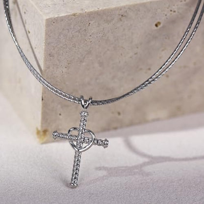 Handmade in Italy Necklace S925 Silver Twist Choker-Necklaces Minimalist Coil Craft Jewelry Mother's Day Christmas Gift for Women - color: 01