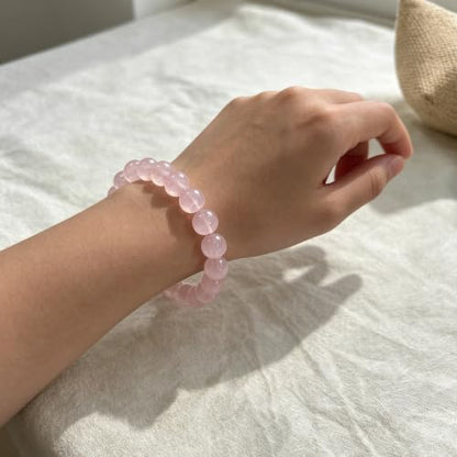 COLOYAN 7 Pcs 8mm Natural Stone Beaded Healing Crystal Bracelets for Women | Durable Handmade Stretch Bracelets, Multiple Styles,Semi-Precious Gemstones Reiki Spiritual Jewelry Gift Meditation Yoga - color: C