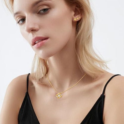 NEWITIN 69 Pieces Gold Jewelry Set for Women Fashion Costume Jewelry Gold Plated Necklace Bracelet Earrings Set for Women - color: Gold Jewelry Set D