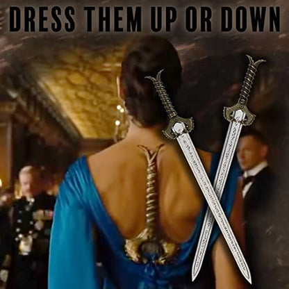 DC Comics Wonder Woman Sword Hair Pins Sticks