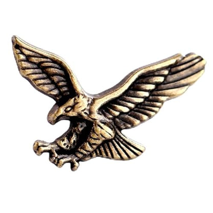 Boutonniere Suit Lapel Stick Brooch Pin - color: Brooch-Eagle