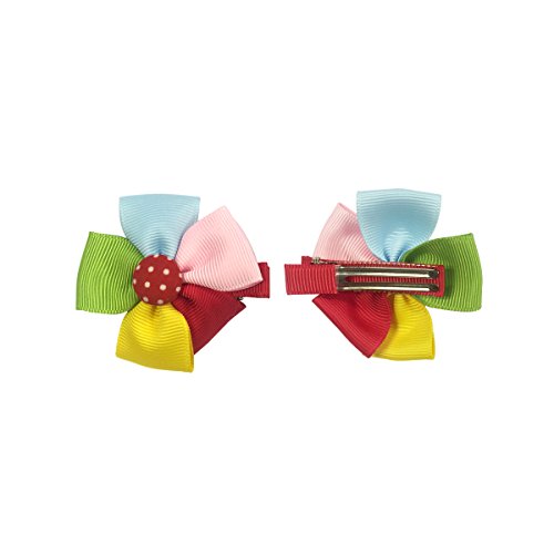 Wrapables® Rainbow Flowers and Bows Hair Accessories (Set of 12)