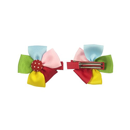 Wrapables® Rainbow Flowers and Bows Hair Accessories (Set of 12)
