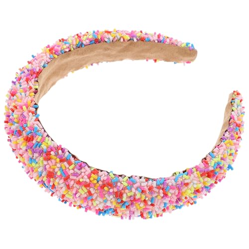 Wide Colorful Padded Headband for Women Non-slip Sponge Fashion Hair Accessory Comfortable Wide Edge Hairband for Daily Wear Parties Weddings Reusable