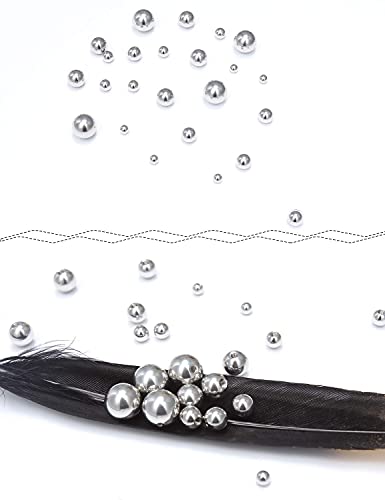 Prjndjw 25Pcs 14G 16G Replacement Balls internal thread & Externally Threaded Surgical Steel Balls Industrial Barbell Tongue Nipple Belly Button Eyebrow Rook Piercing Rings Parts 3MM-8MM - color: 25Pcs-14G-Silvertone