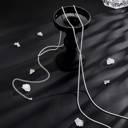 CHESKY Silver Plated Waist Chain Body Chain Jewelry, Belly Chain for Women - style: 4