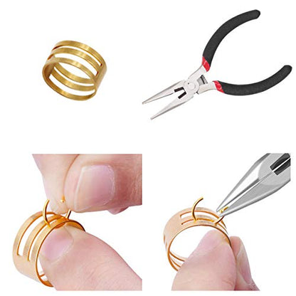 EuTengHao 1504pcs Open Jump Ring and Lobster Clasps Jewelry Repair Tools Jewelry Making Supplies Kit with Jewelry Making Accessories for Necklace Making Repair (Rose Gold) - color: Rose Gold