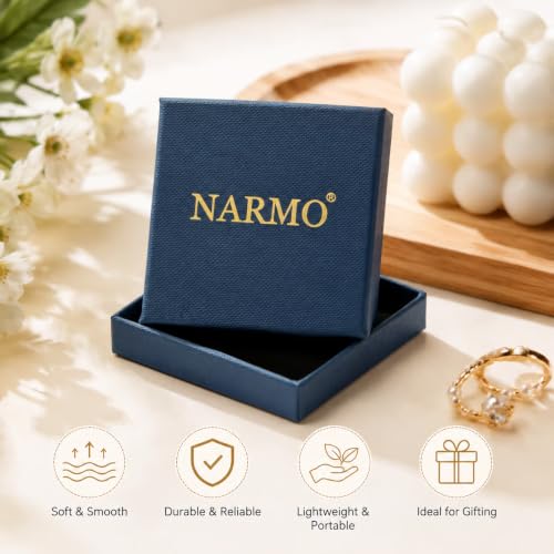 NARMO 925 Sterling Silver Earrings for Women Hypoallergenic Hoop Earrings - color: Stacked Love