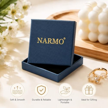 NARMO 925 Sterling Silver Earrings for Women Hypoallergenic Hoop Earrings - color: Stacked Love