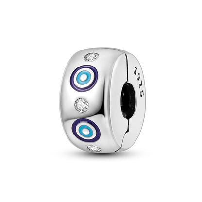 Vegas Safety Chain Sun Birthday Mom Camera Dog God Psalm Bead Pendant 925 Sterling Silver Dangle Compatible With Pandora Moments Charm Bracelet - style: Hamsa Evil Eye Fatima Protection Clip On Spacer Stopper