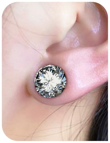 Astm F136 Titanium CZ Ear Gauges Screw Fit Flesh Tunnels Plugs Gauges Earring Expander Stretcher Ear Tunnels For Ears 10G 8G 6G 4G 2G 0G 00G Plug Earrings Body Piercing Jewelry For Women Men - color: 0G Gauges