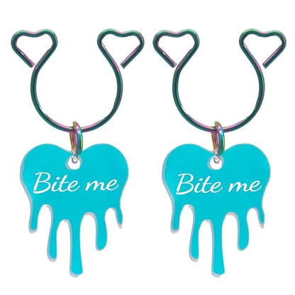 Fake Nipple Rings,Fake Nipple Piercings,Faux Nipple Piercing,Nipple Rings Non Piercing Jewelry - style: B..e Me