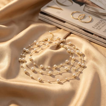 Waist Chain for Women - Silver Body Chain Crystal Body Jewelry, Stylish Adjustable Belt for Summer Beach Bikini Rave Festival Outfit Accessories - color: Gold-3