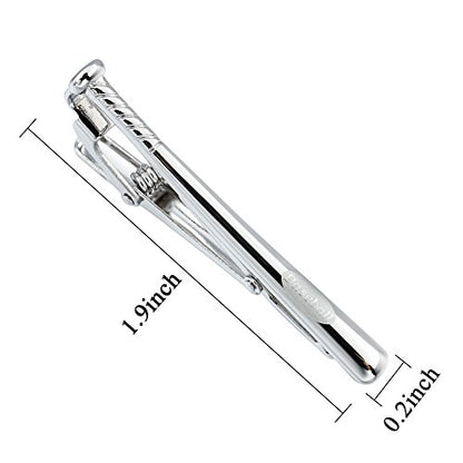 HAWSON 2 inch/ 2.2 inch Tie Clip for Men, Novelty Tie Bar Clip for Men and Boys, Interesting Tie Clip for Party - color: Baseball