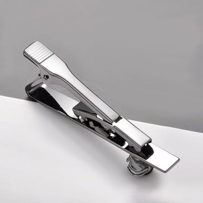 Pearl Rose Tie Clip Cufflinks Set for Men Gold Silver Gun-black Cufflinks and Tie Clip Groom Wedding Business Jewelry - style: Rose-Black