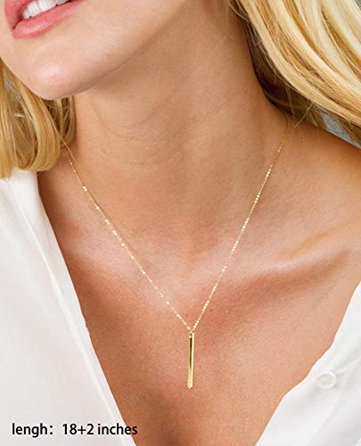 Turandoss Gold Layered Necklaces for Women - 14K Gold Plated Handmade Multilayer Bar Pearls Coin Disc Moon Butterfly Medallion Adjustable Dainty Layered Choker Necklaces for Women Jewelry - style: 4PCS - Star&Bar&Sun&Bar