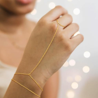 Dainty 14K Gold Plated Bracelets for Women Waterproof, Non Tarnish Gold Jewelry Sets, Thin Stackable Link Paperclip Chain Bracelet Pack Fashion Accessories Gifts for Womens - style: 5Pcs BRACELET SET-09