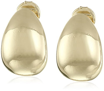 Anne Klein Women's Tear Drop Hoop Earrings, Layered Statement Fashion Jewelry for Everyday and Evening Wear - color: Gold