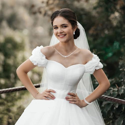 Crystal Wedding Jewelry Set, Necklace Earrings, for Accessories | Silver jewelry design, suitable almost occasions, non fading, non oxidizing, Valentine's Day gift, wedding jewelry sets - color: C
