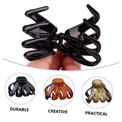 Octopus Hair Clip Set 9pcs Claw Hair Clips for Women Non-slip for Prom Party Wedding