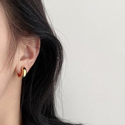 Claw Earrings 14K Gold Plated Cuff Earrings Hypoallergenic Wrap Ear Cuffs Earrings Half Hoop Stud Earrings Jewelry Gifts - color: GD1