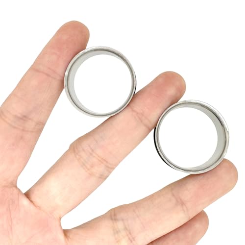 HEKEUOR Ear Tunnels Stretching Kit Stainless Steel Gauge Plugs Set Single Flared Stretching Kit 00g 7/16 1/2 9/16 5/8 3/4 7/8 1 Inch - style: 1" (25MM)