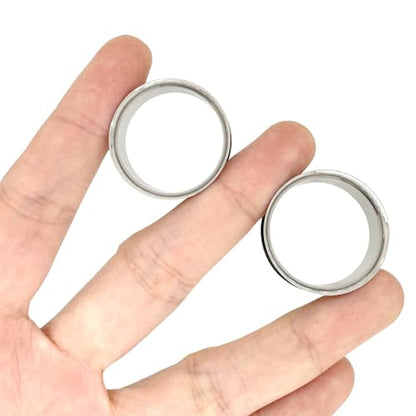 HEKEUOR Ear Tunnels Stretching Kit Stainless Steel Gauge Plugs Set Single Flared Stretching Kit 00g 7/16 1/2 9/16 5/8 3/4 7/8 1 Inch - style: 1" (25MM)