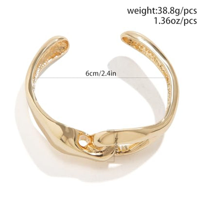 Elastic Adjustable Stainless Steel Cuff Bangle Bracelet for Mens Womens