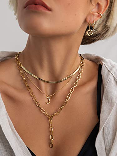DEARMAY 14K Gold Plated Herringbone Necklaces for Women, Dainty Gold Snake Choker Chain Non Tarnish Trendy Simple Thin & Chunky Options Neckalce 1.5/3/5/6/8mm Chain Jewelry for Gifts - color: 3MM 14"-GD Herringbone Necklace