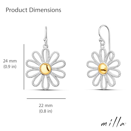 Milla Boho Earrings for Women Dangling - color: Daisy Earrings