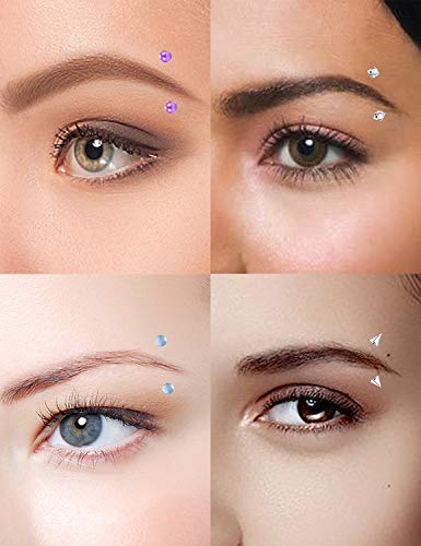 SCERRING 16G Eyebrow Rings Clear CZ Tragus Helix Rook Daith Earrings Lip Ring Barbell Body Piercing Jewelry Retainer 6mm 8mm 10mm - style: 30PCS - 6mm Mix Color