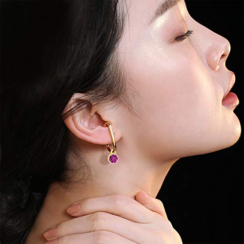 Aylifu Crystal Birthstone Charms, 48pcs DIY Round Beads Pendant with Rings Handmade Crystal Charm for Necklace Bracelet Earring Jewelry Making, 10x7mm, 12 Colors