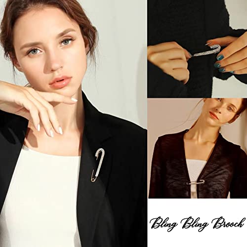 Fashion Pearl Brooch, Sweater Shawl Pearl Pin, Elegant and Fashionable | Enhance your Temperament, Suitable for a Variety of Occasions to Wear - color: Black A
