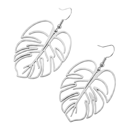 Gold Plated Dangle Earrings Dainty Silver Drop Earring Trendy Long Dangling Wedding Bridesmaid Hoop Diamond Crystal Cute Earring Prom Jewelry Graduation Gifts for Women - color: silver 3